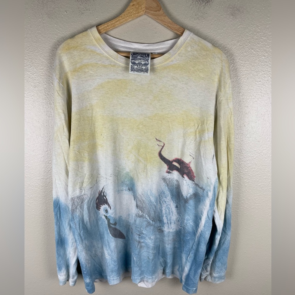 Jungmaven Longsleeve Art Shirt Tie Dye Men’s Large